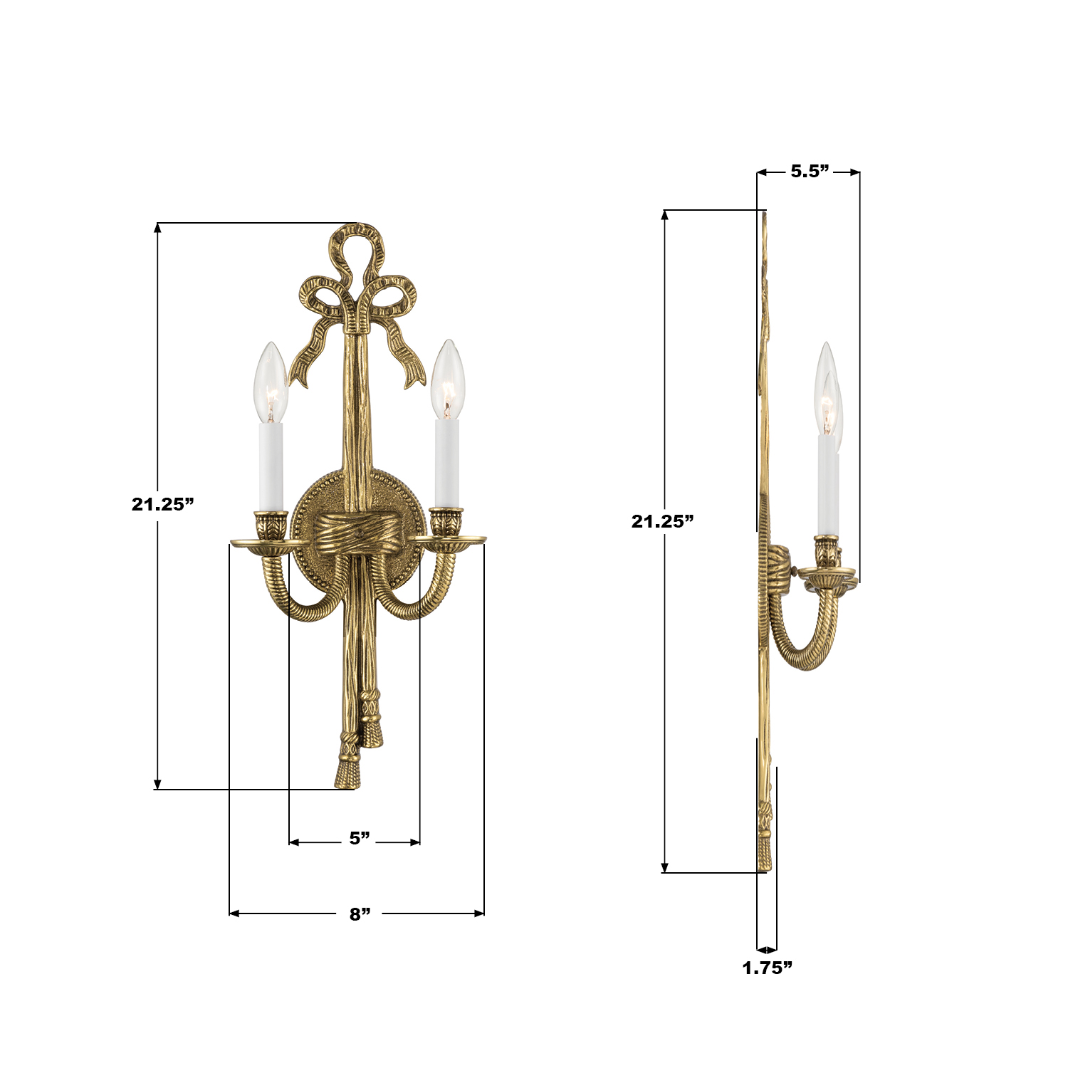 Specification Banner - Lexsi 8'' Sconce