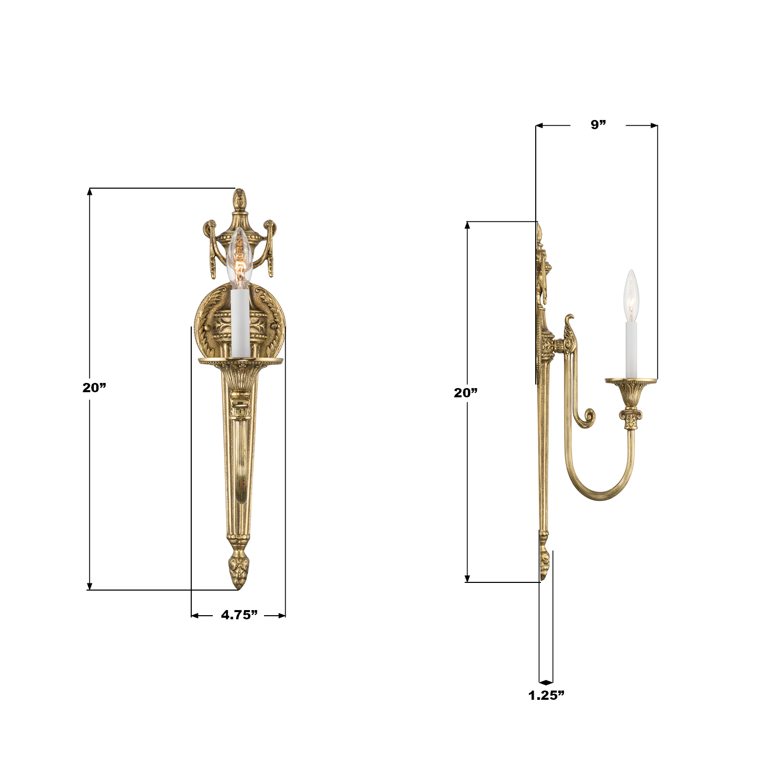 Specification Banner - Langley 4.75'' Sconce