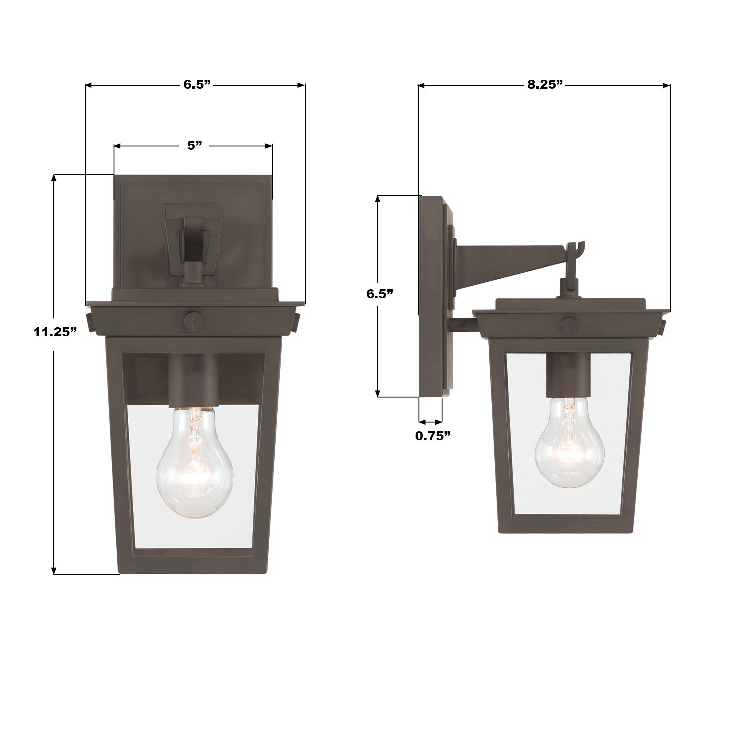Specification Banner - Belmont 6.5'' Outdoor Sconce