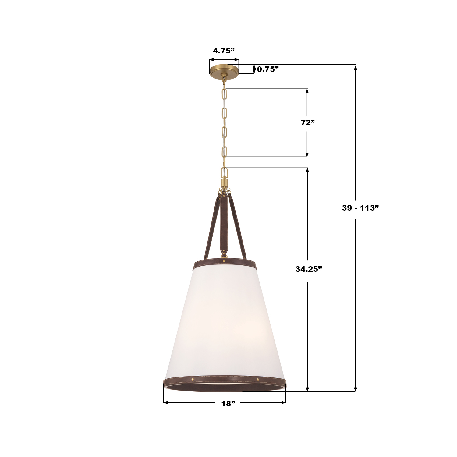 Specification Banner - Callahan 18'' Pendant