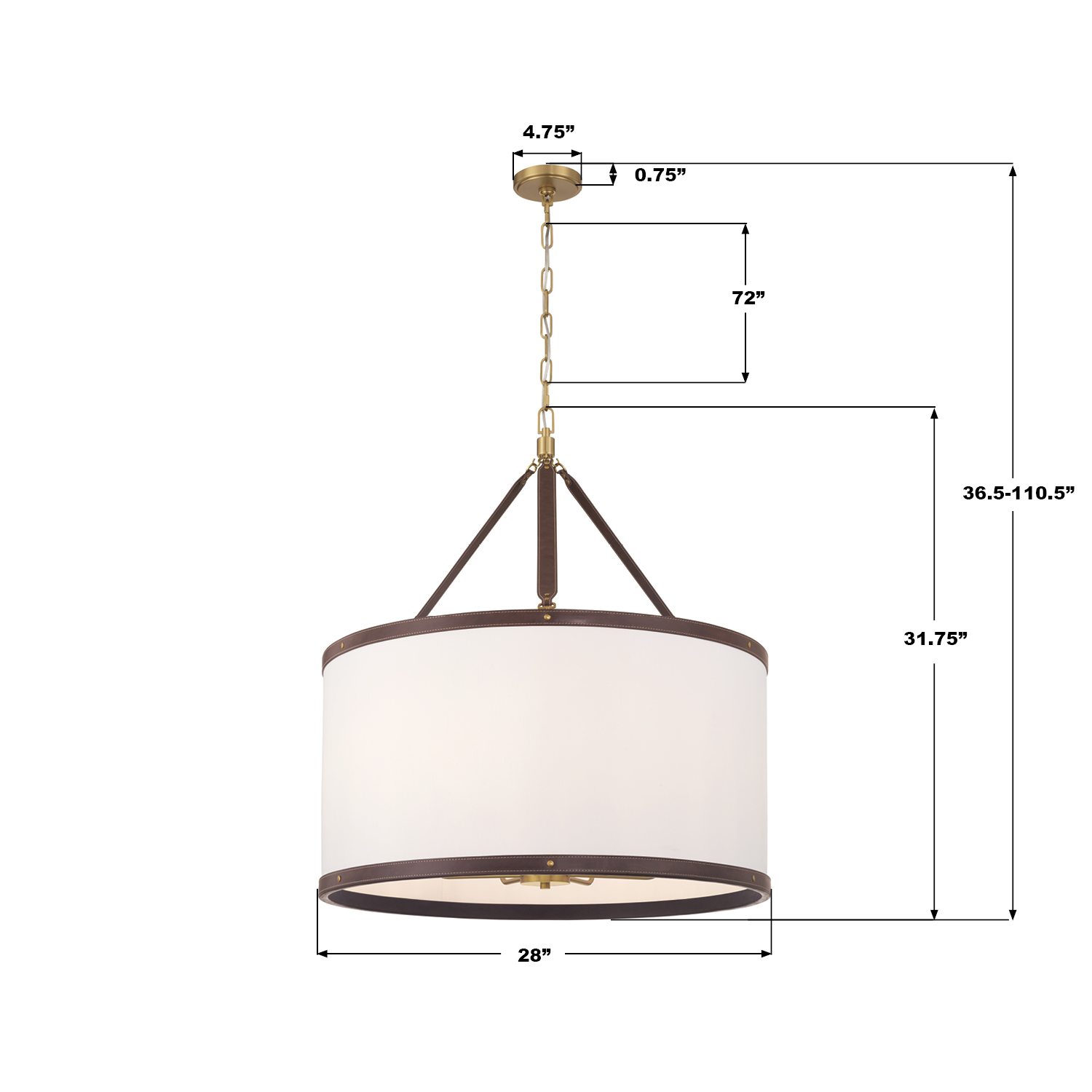 Specification Banner - Callahan 28'' Pendant
