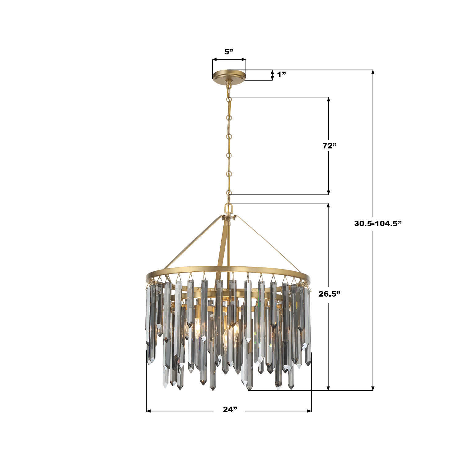 Specification Banner - Gemma 24'' Chandelier