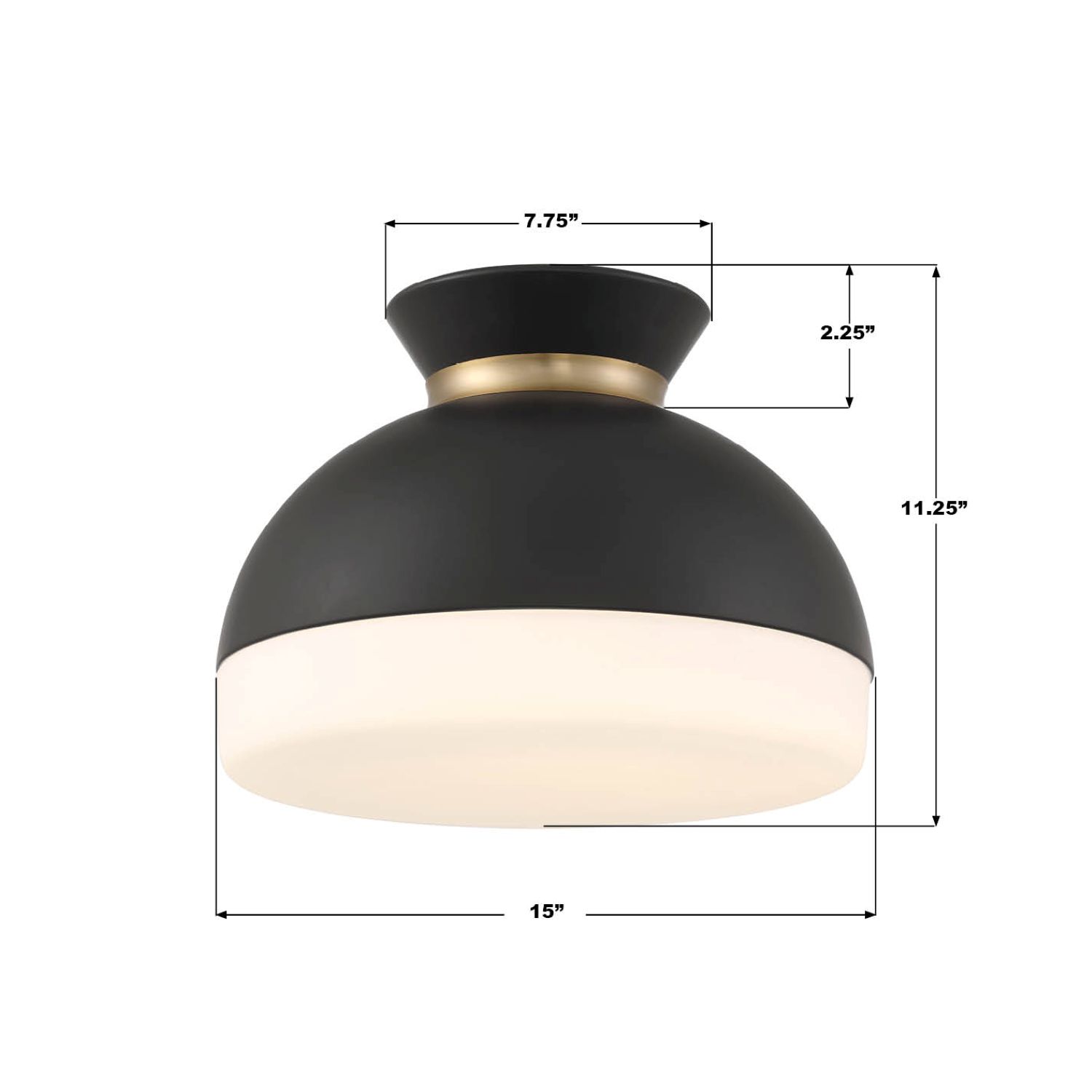 Specification Banner - Gidget 15'' Flush Mount