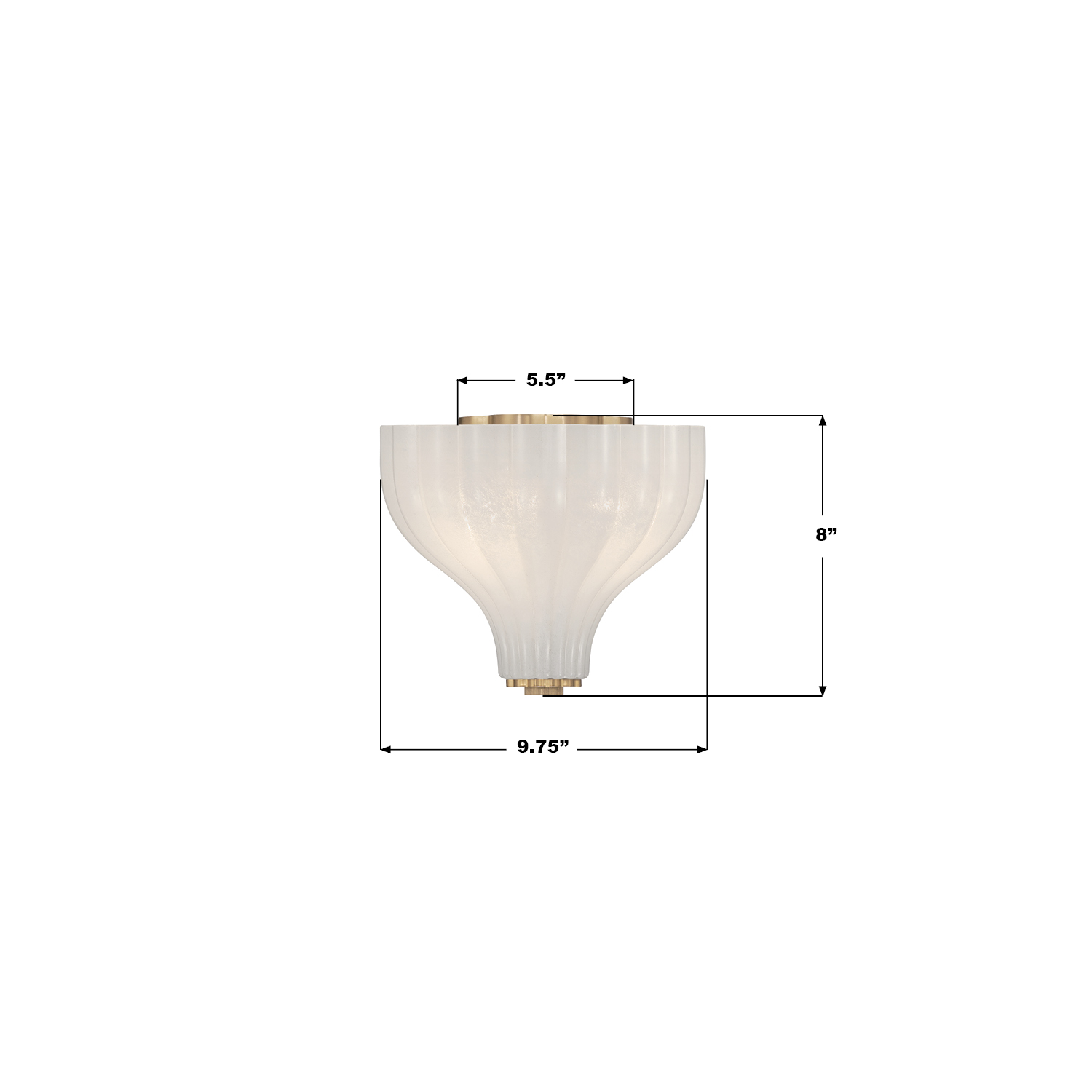 Specification Banner - Layton 9.75'' Semi Flush Mount