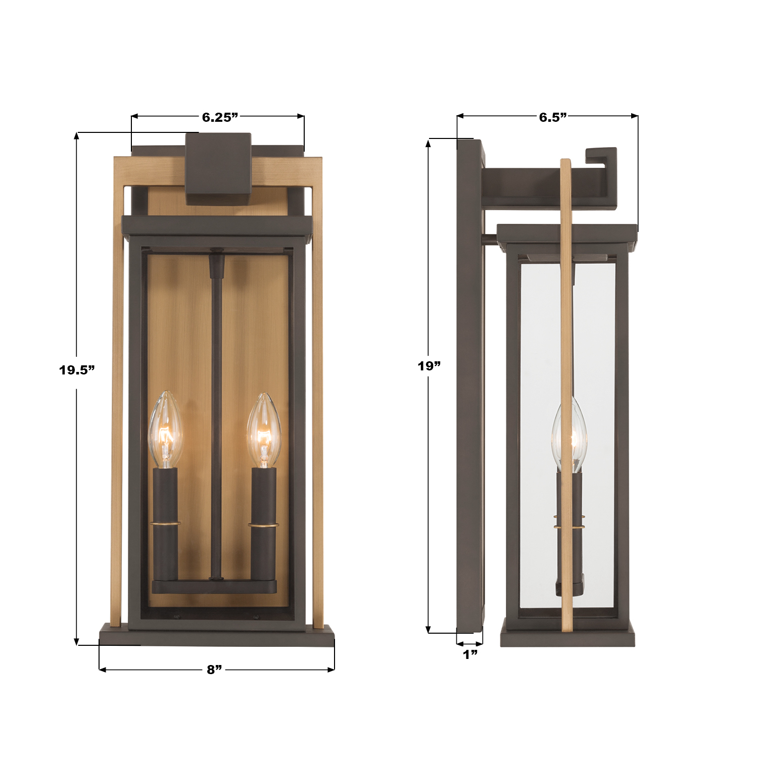 Specification Banner - Lendel 8'' Outdoor Sconce