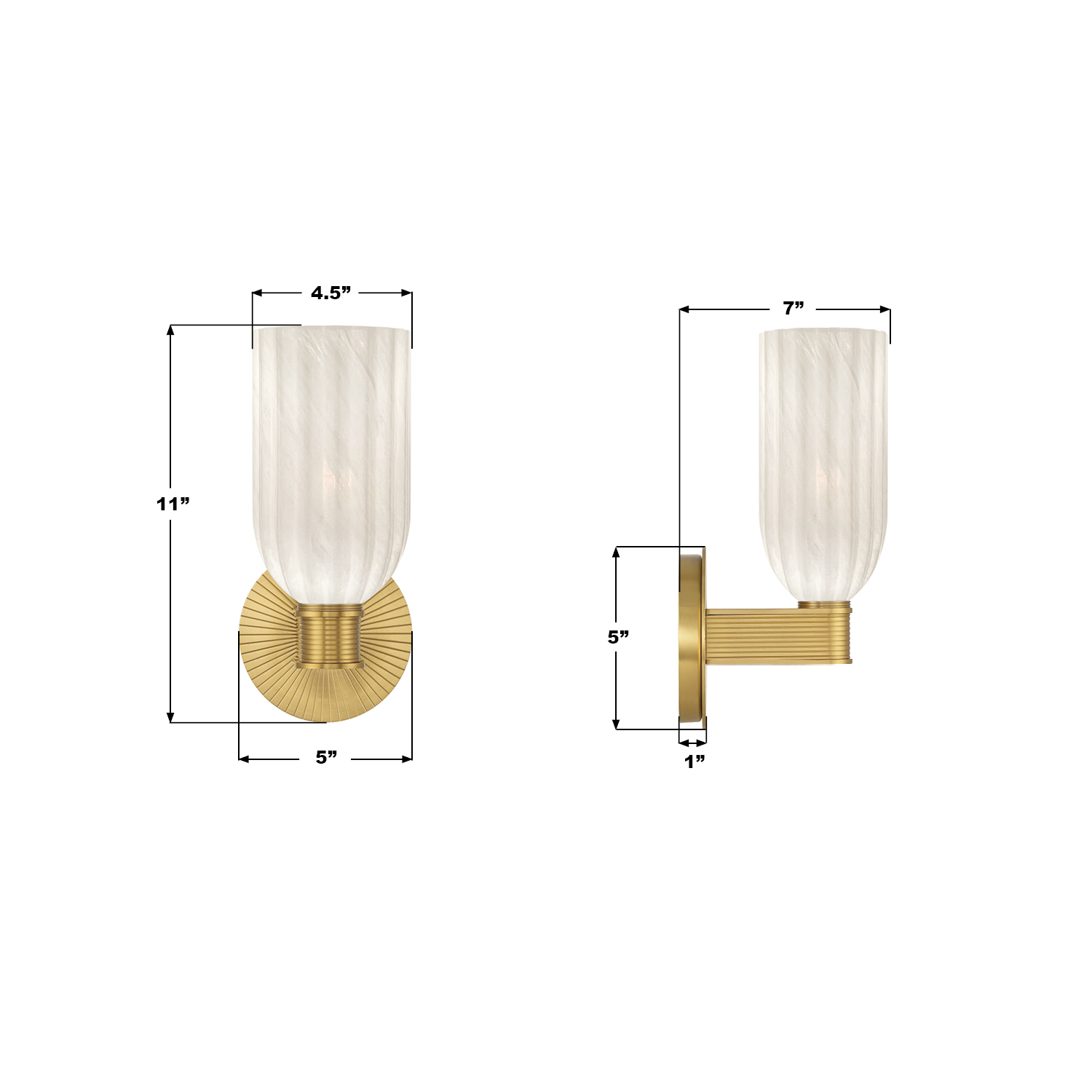Specification Banner - Lotus 5'' Sconce
