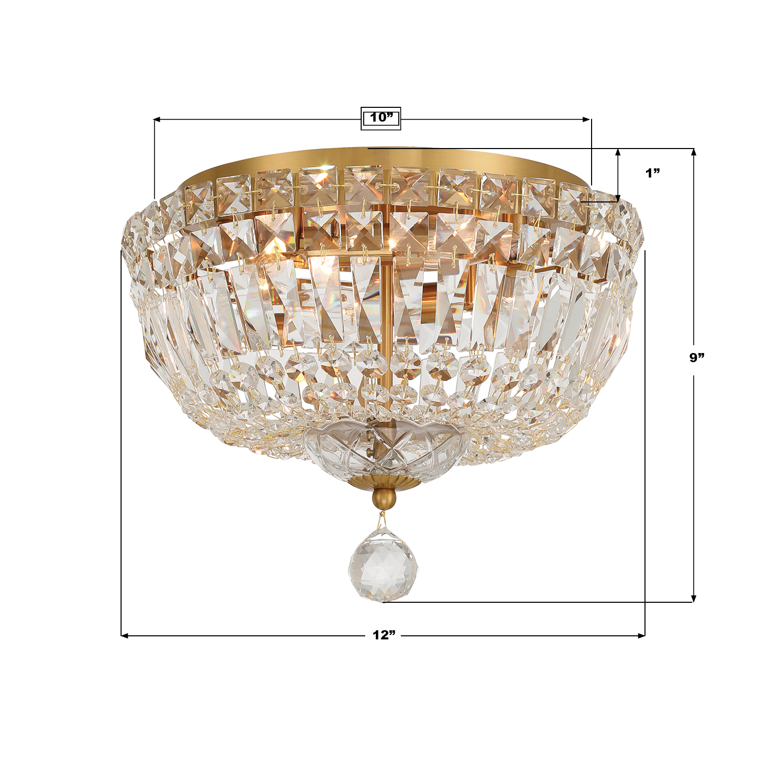 Specification Banner - Roslyn 12'' Flush Mount